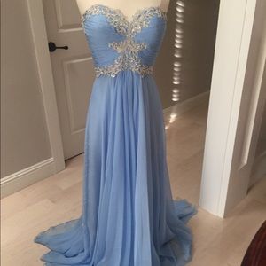 Floor length prom dress